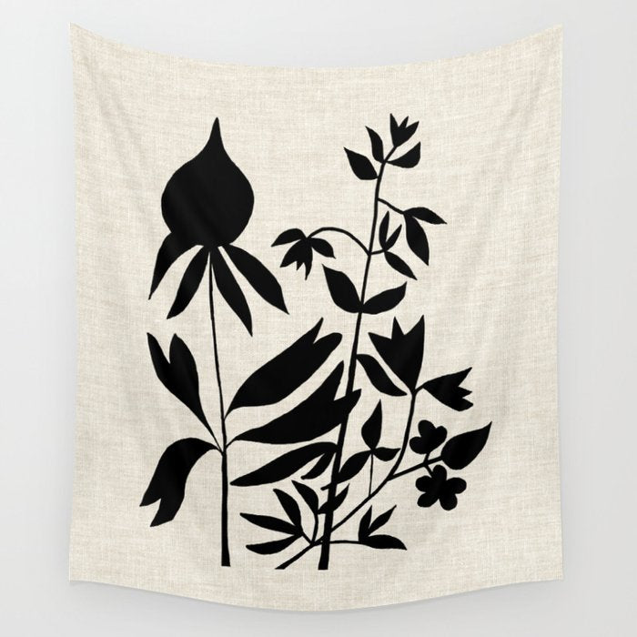 Poppy Bouquet Wall Tapestry Gallery Image 4