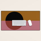 Color Block Abstract XII Desk Mat Gallery Image 1