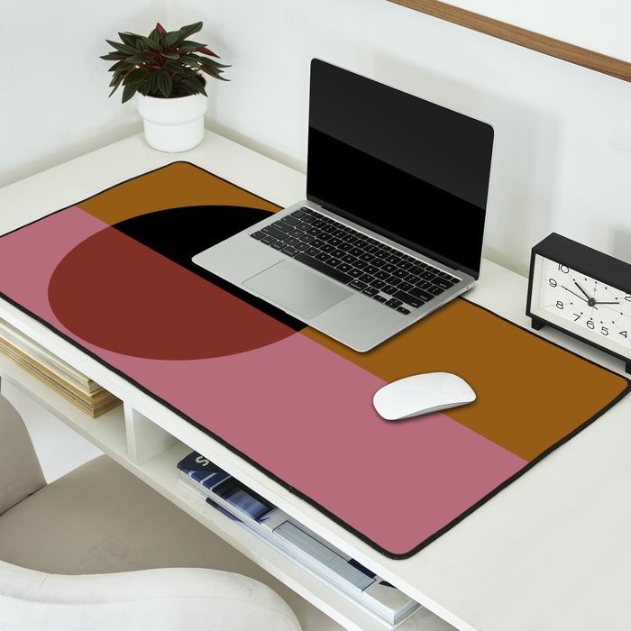 Color Block Abstract XII Desk Mat Gallery Image 2