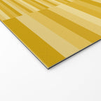 Mixed Stripes Pattern XI Golden Yellow Welcome Mat Gallery Image 2
