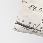 Fly Fishing Patent - Fisherman Art - Antique Pillow Sham Gallery Image 4