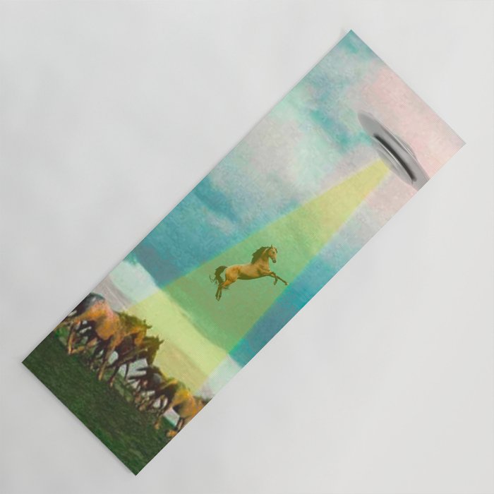They too love horses (UFO) Yoga Mat Gallery Image 1