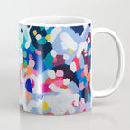 Rainbow Kaleidoscope by Ejaaz Haniff Colorful Art Abstract Painting Acrylic Painting Fun Shapes Pattern Coffee Mug Gallery Image 1