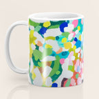 Rainbow Kaleidoscope by Ejaaz Haniff Colorful Art Abstract Painting Acrylic Painting Fun Shapes Pattern Coffee Mug Gallery Image 3