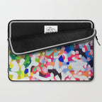 Rainbow Kaleidoscope by Ejaaz Haniff Colorful Art Abstract Painting Acrylic Painting Fun Shapes Pattern Laptop Sleeve Gallery Image 2
