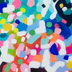 Rainbow Kaleidoscope by Ejaaz Haniff Colorful Art Abstract Painting Acrylic Painting Fun Shapes Pattern Coffee Mug Gallery Image 2