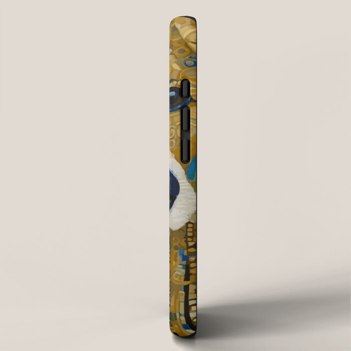 Klimt Dog with Brown Eyes iPhone Case Gallery Image 2