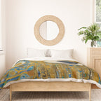 Klimt Dog with Brown Eyes Duvet Cover Gallery Image 3