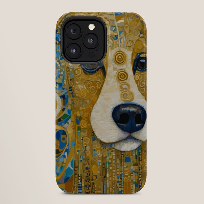 Klimt Dog with Brown Eyes iPhone Case Gallery Image 28