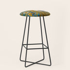 Klimt Dog with Brown Eyes Stool Gallery Image 1