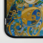 Klimt Dog with Brown Eyes Laptop Sleeve Gallery Image 3