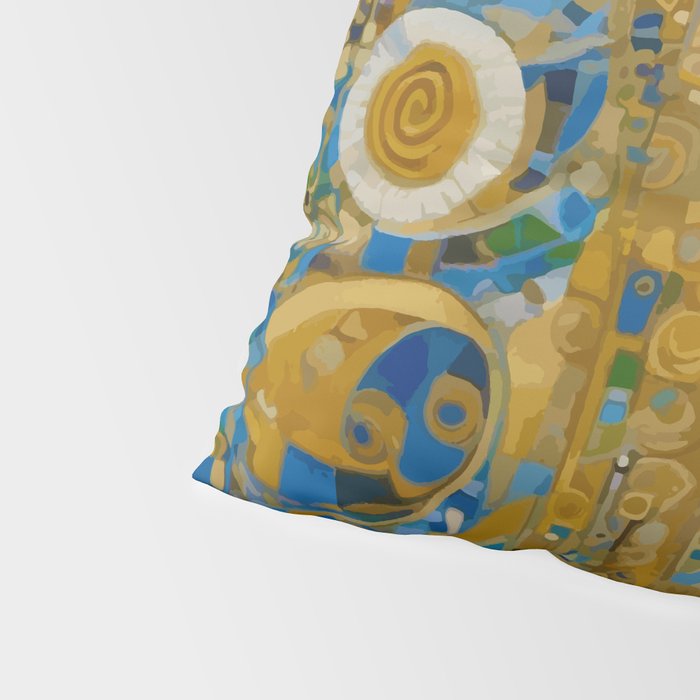 Klimt Dog with Brown Eyes Pillow Sham Gallery Image 4