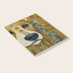 Klimt Dog with Brown Eyes Notebook Gallery Image 2