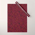 Red Pomegranates Wrapping Paper Gallery Image 1