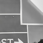 Lost; Very Lost funny roadsign humorous black and white quote photograph - photography - photographs Wall Tapestry Gallery Image 3