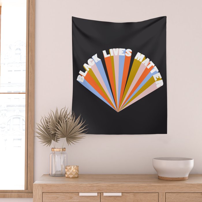 Black Lives Matter Wall Tapestry Gallery Image 2