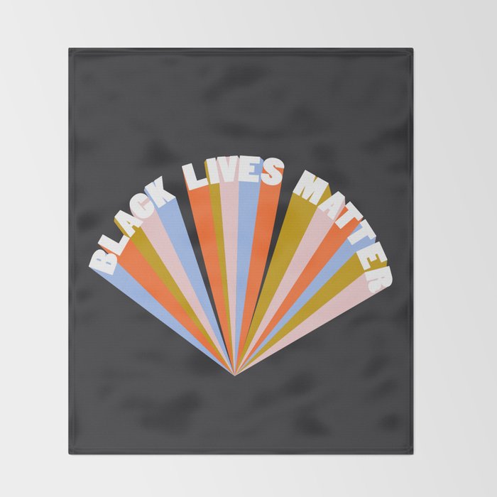 Black Lives Matter Throw Blanket Gallery Image 2