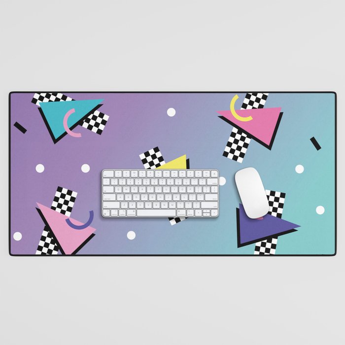 Memphis pattern 59 - 80s / 90s Retro Desk Mat Gallery Image 1