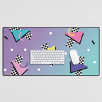 Memphis pattern 59 - 80s / 90s Retro Desk Mat Gallery Image 1
