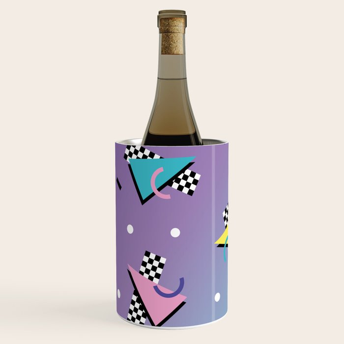Memphis pattern 59 - 80s / 90s Retro Wine Chiller Gallery Image 2