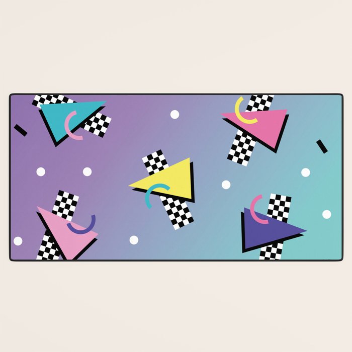 Memphis pattern 59 - 80s / 90s Retro Desk Mat Gallery Image 3