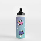 Memphis pattern 59 - 80s / 90s Retro Water Bottle Gallery Image 2