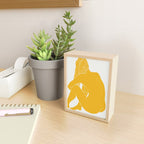 Nude in yellow summer Mini Art Print Gallery Image 2