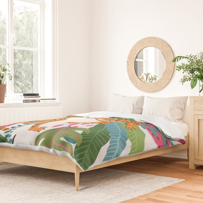 Wild Jungle Tigers Duvet Cover Gallery Image 2