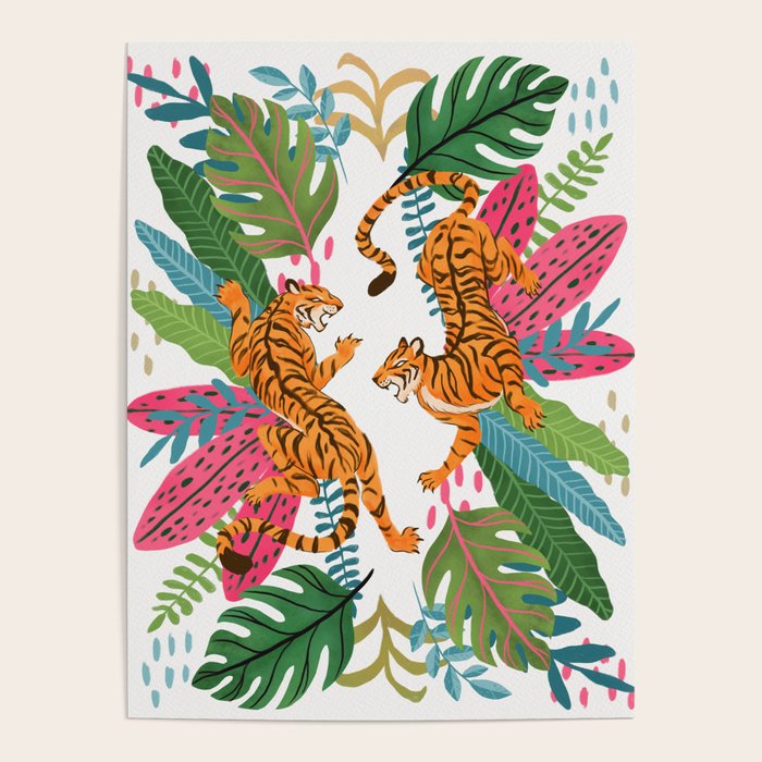 Wild Jungle Tigers Poster Gallery Image 4