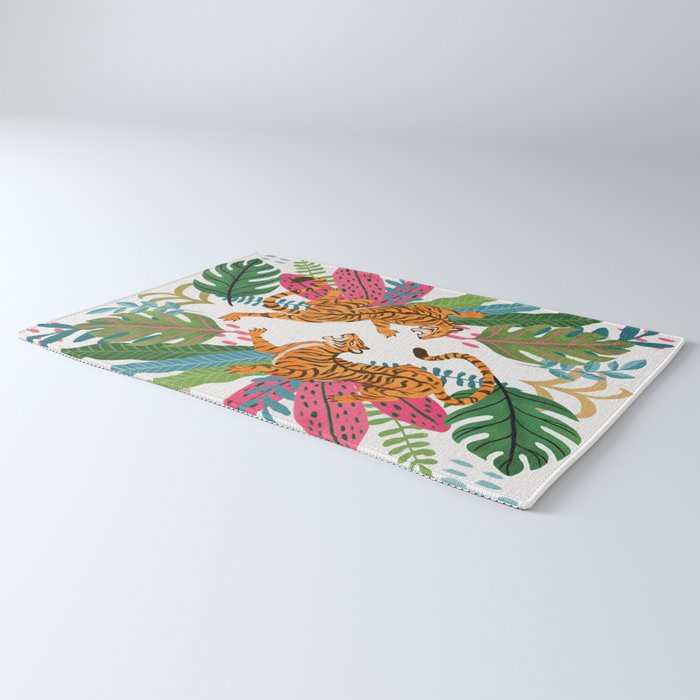 Wild Jungle Tigers Rug Gallery Image 3