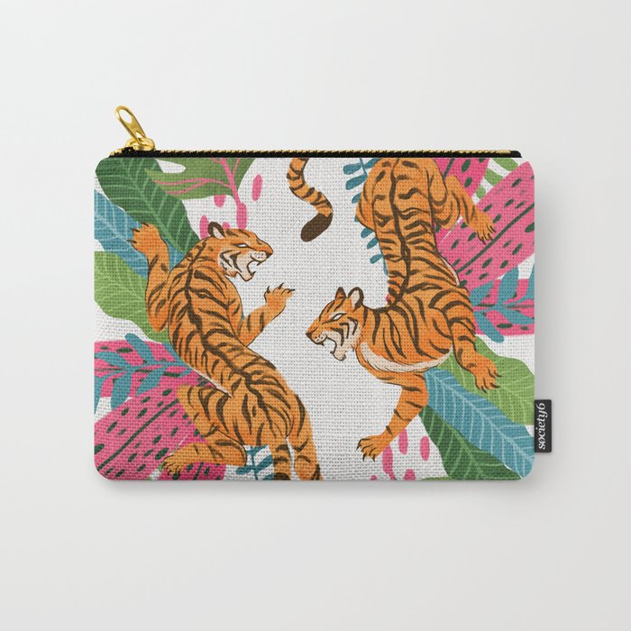 Wild Jungle Tigers Carry All Pouch Gallery Image 1