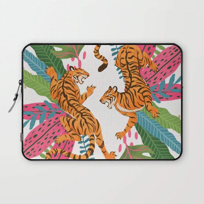Wild Jungle Tigers Laptop Sleeve Gallery Image 1