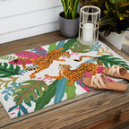 Wild Jungle Tigers Outdoor Rug Gallery Image 2