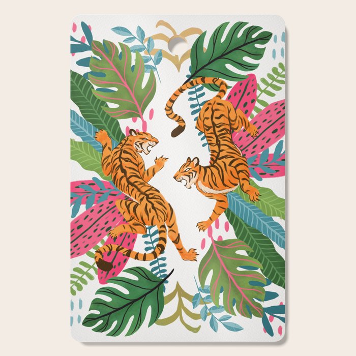 Wild Jungle Tigers Cutting Board Gallery Image 1