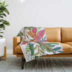 Wild Jungle Tigers Throw Blanket Gallery Image 1