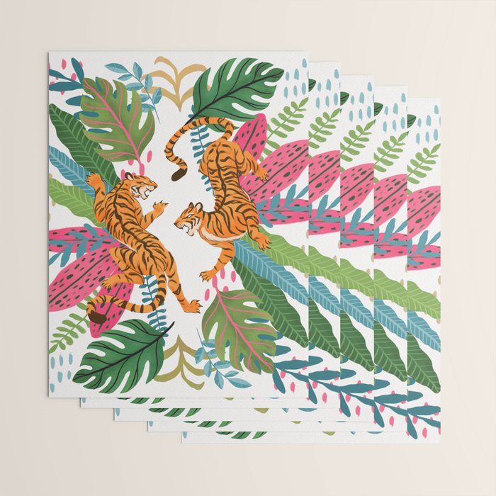 Wild Jungle Tigers Wrapping Paper Gallery Image 3