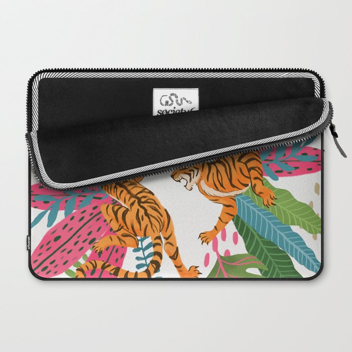 Wild Jungle Tigers Laptop Sleeve Gallery Image 2