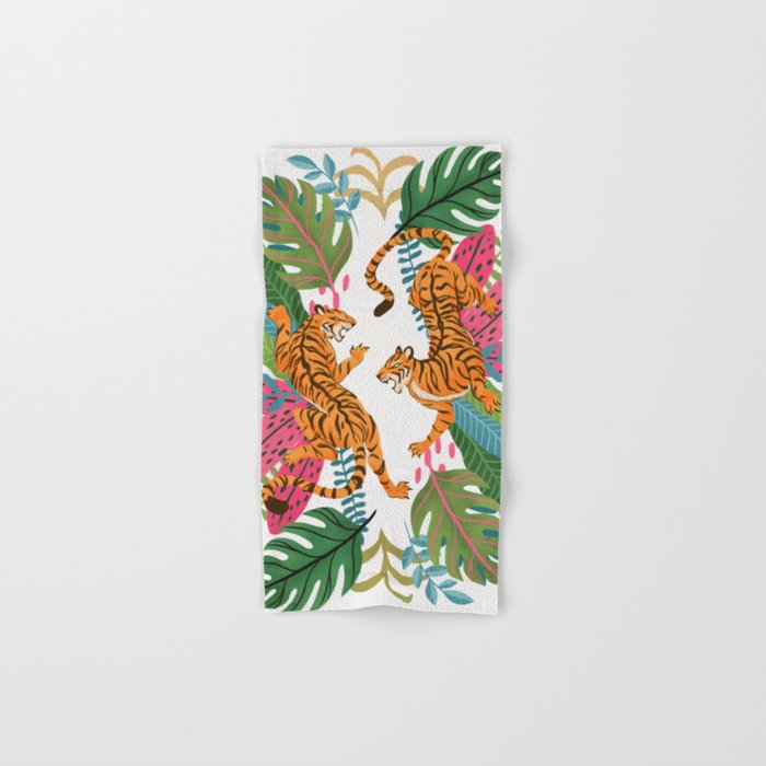 Wild Jungle Tigers Bath Towel Gallery Image 1