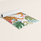Wild Jungle Tigers Yoga Mat Gallery Image 2