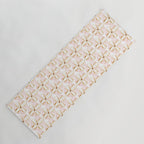 Rose Gold Watercolor Tile Yoga Mat Gallery Image 1