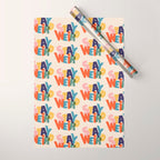 STAY WEIRD - colorful typography Wrapping Paper Gallery Image 1