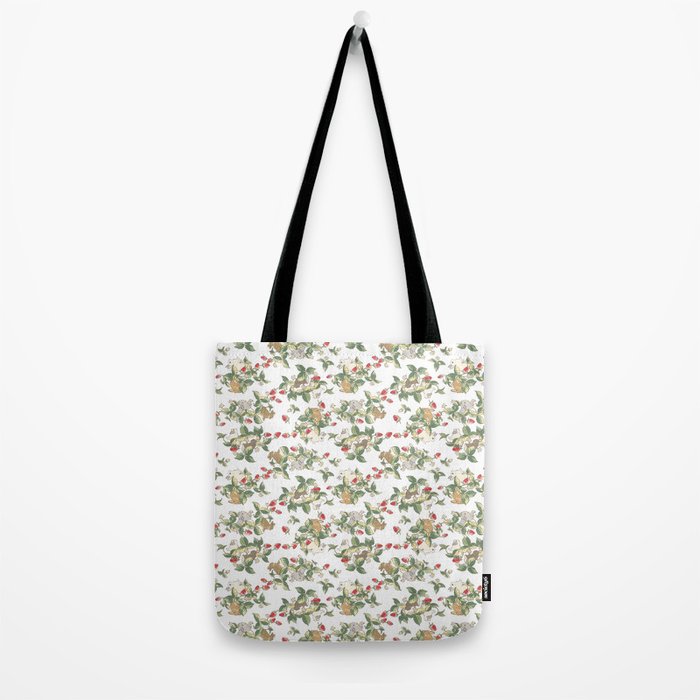 Strawberry fields bunnies Tote Bag Gallery Image 2
