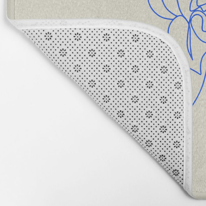 The Girl with the Flowers: Off-White Edition Bath Mat Gallery Image 2