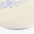 The Girl with the Flowers: Off-White Edition Bath Mat Gallery Image 3