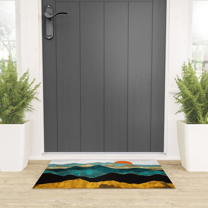 Turquoise Vista Welcome Mat Gallery Image 3