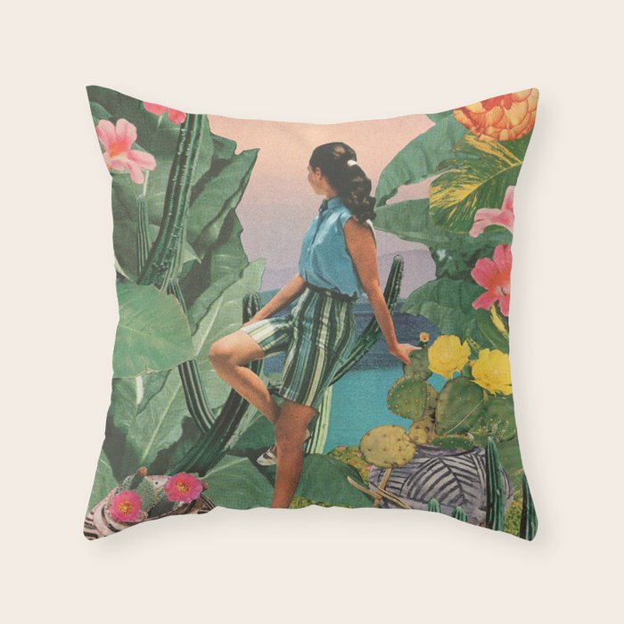 Botanical Cove Throw Pillow Gallery Image 6