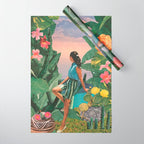 Botanical Cove Wrapping Paper Gallery Image 1