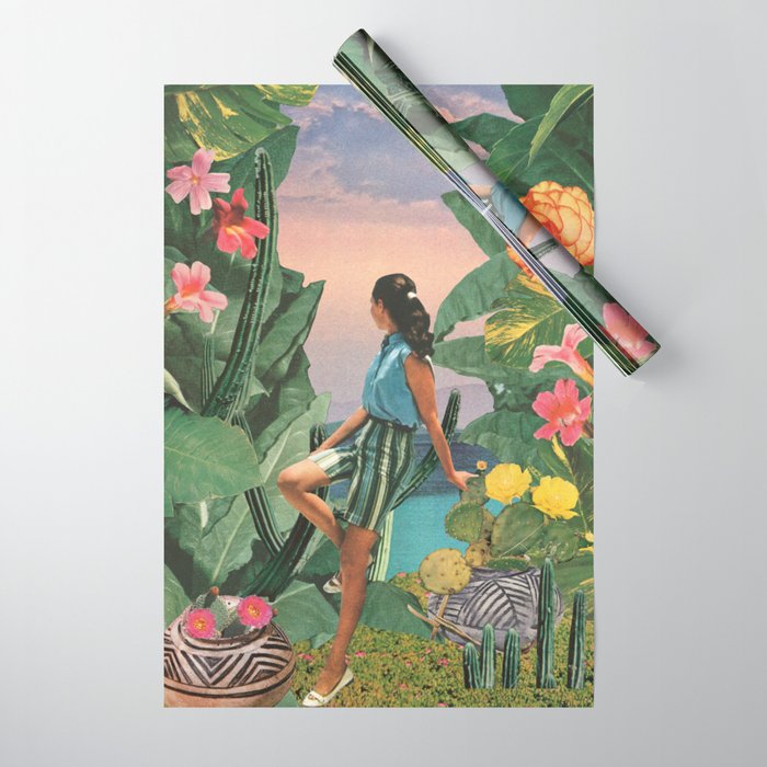 Botanical Cove Wrapping Paper Gallery Image 1
