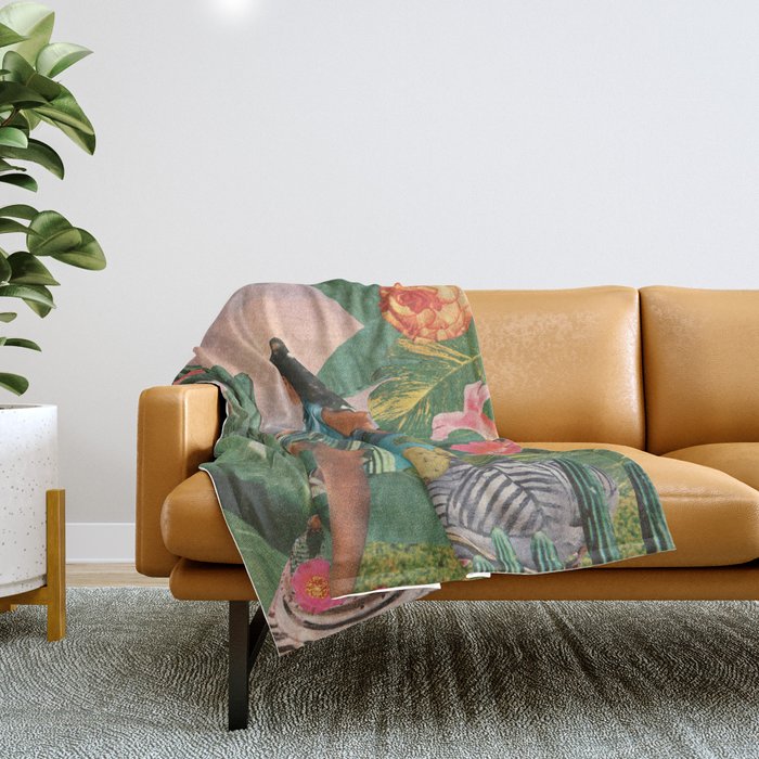 Botanical Cove Throw Blanket Gallery Image 1