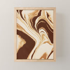 Mocha Drift Mini Art Print Gallery Image 1